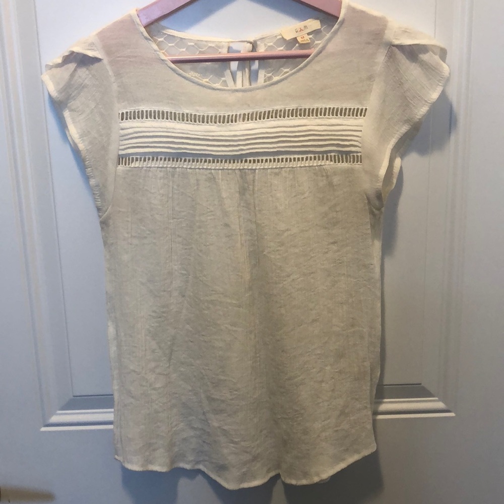 Pretty ivory colored blouse